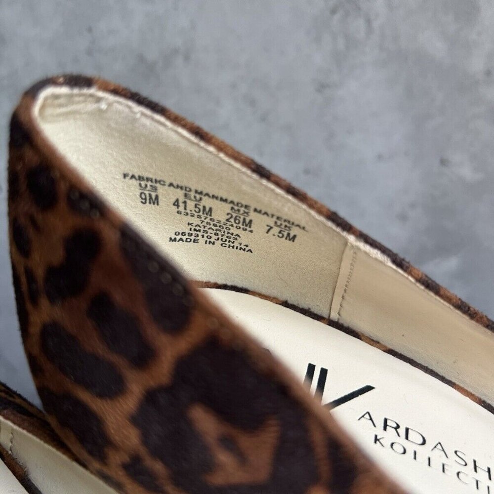 Kardashian Kollection Leopard heels Size 9 - Picture 9 of 16